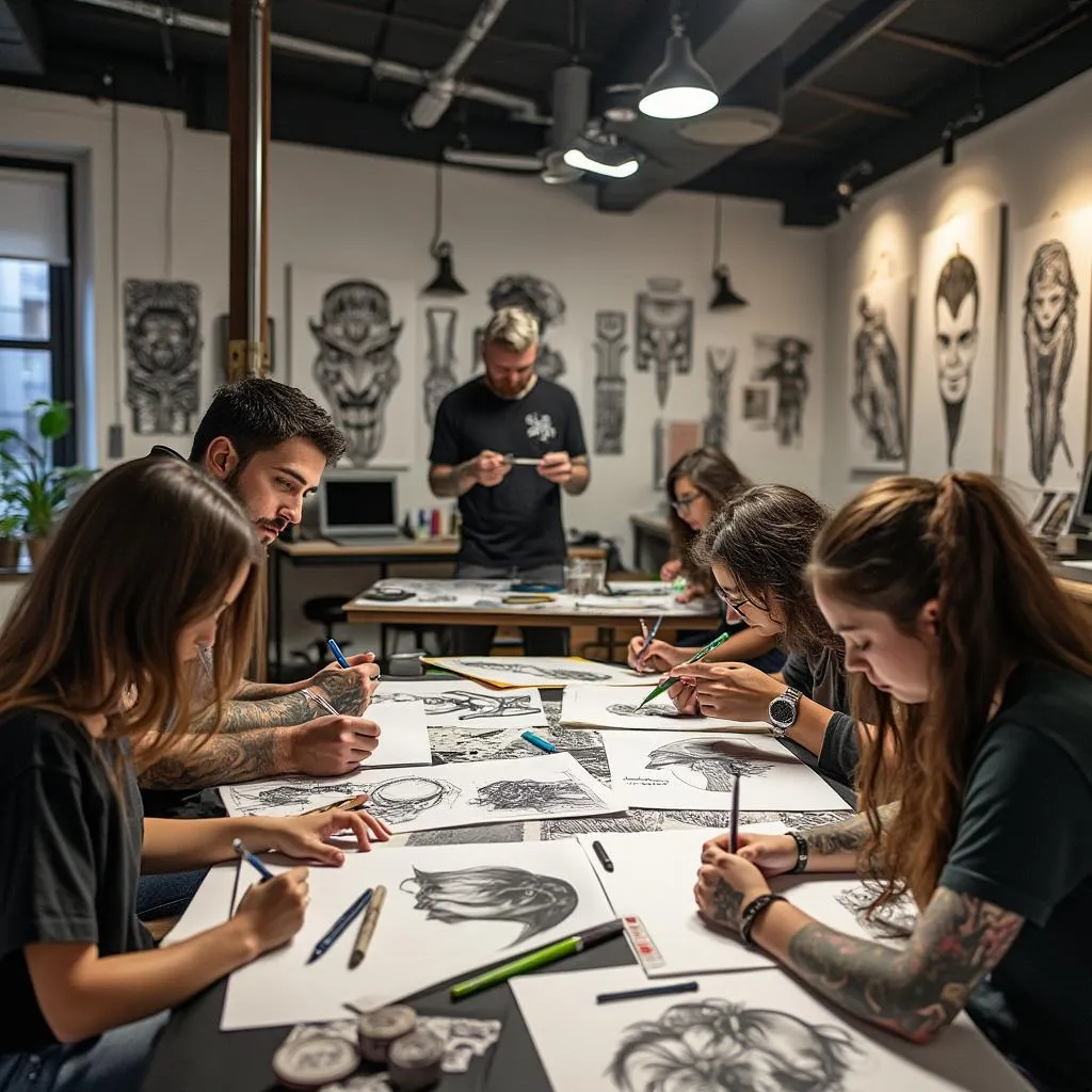 Taller de diseño de tatuajes