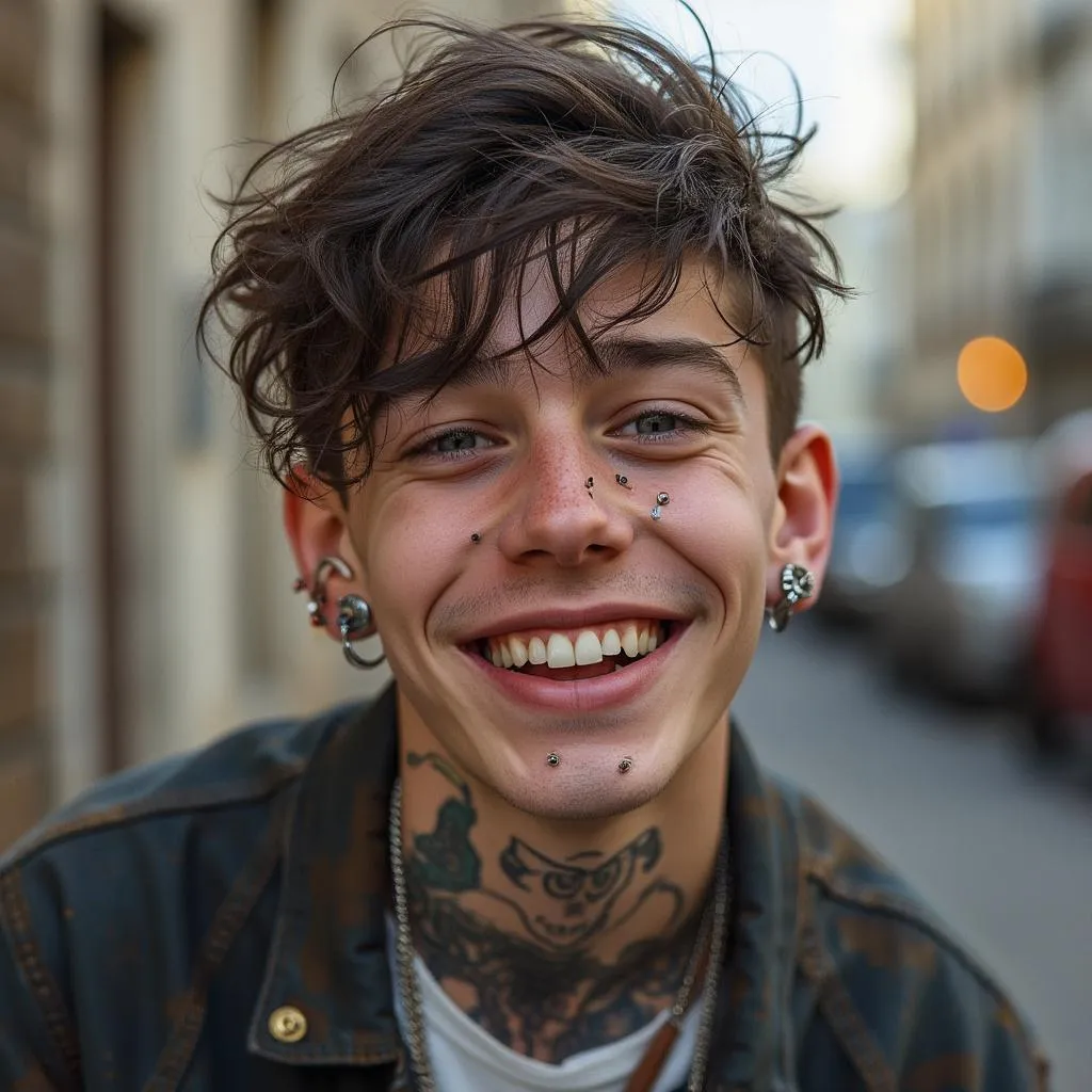 Cliente después de eliminación de tatuaje